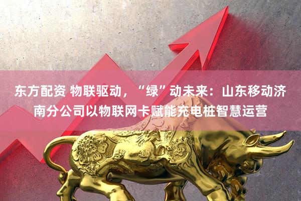 东方配资 物联驱动，“绿”动未来：山东移动济南分公司以物联网卡赋能充电桩智慧运营